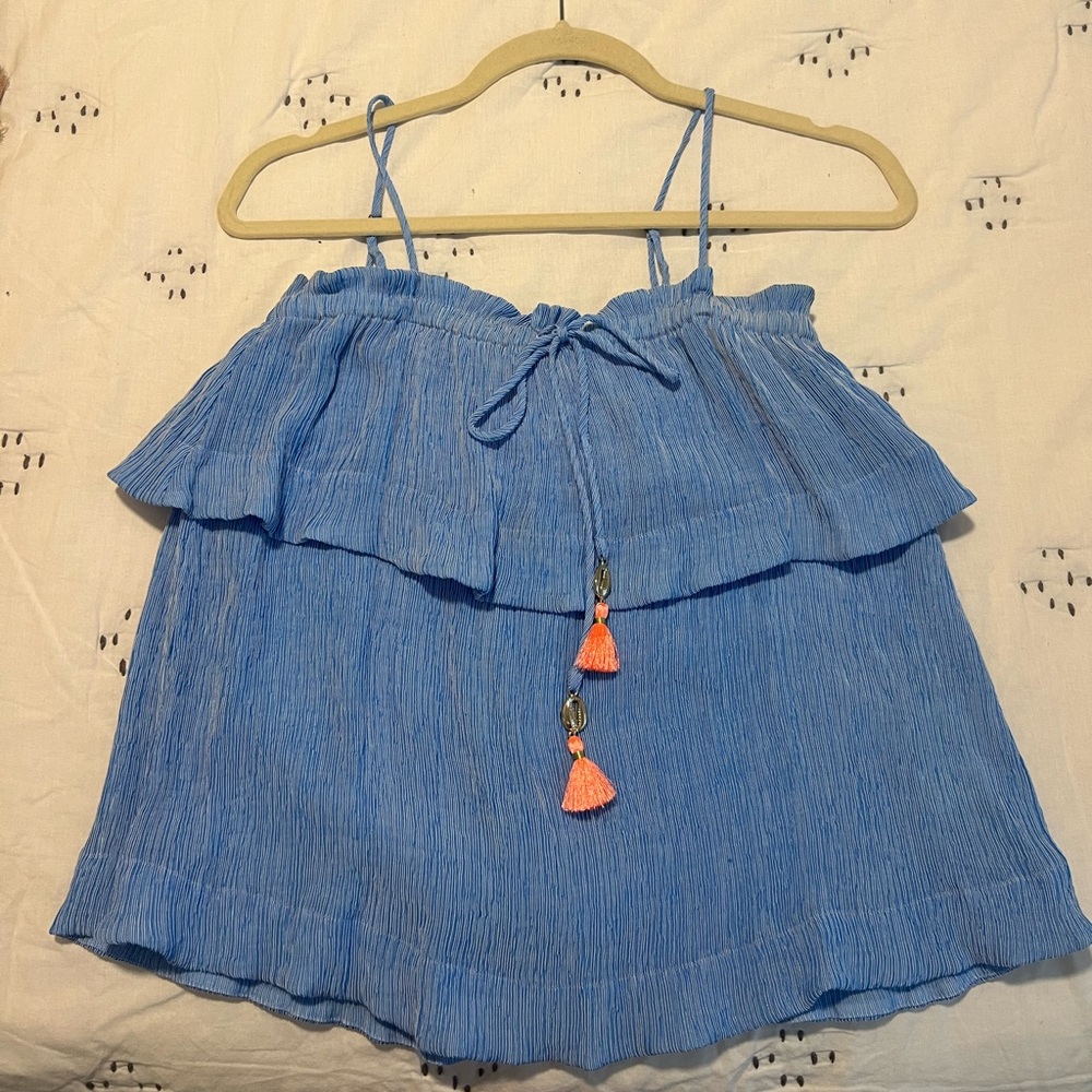 Lilly Pulitzer size S light blue tank blouse